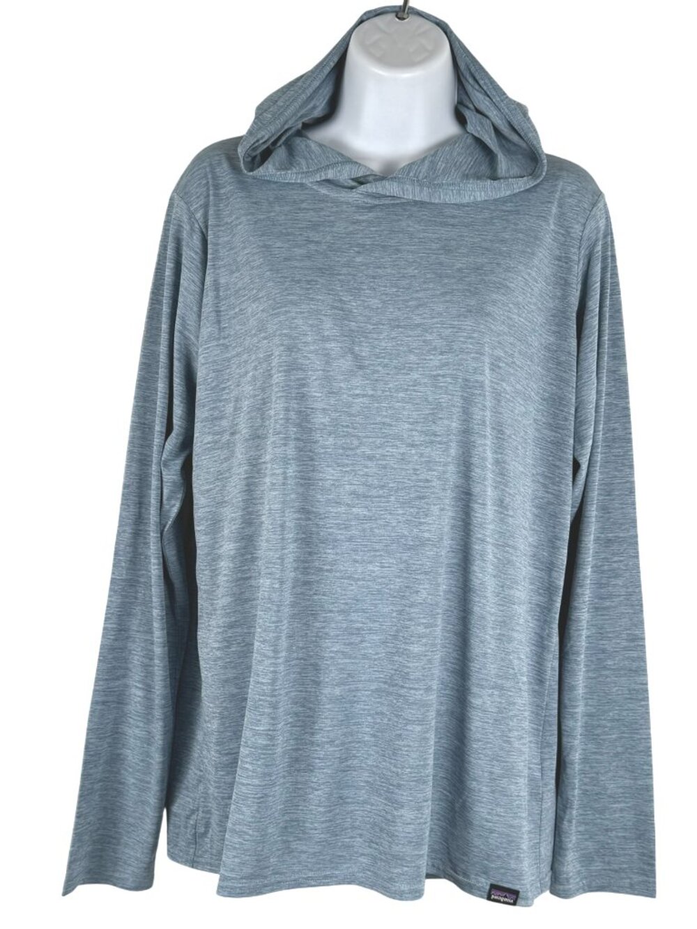 Patagonia Capilene Cool Daily Hoody Top Womens Large Steam Blue NWT TP-4068
